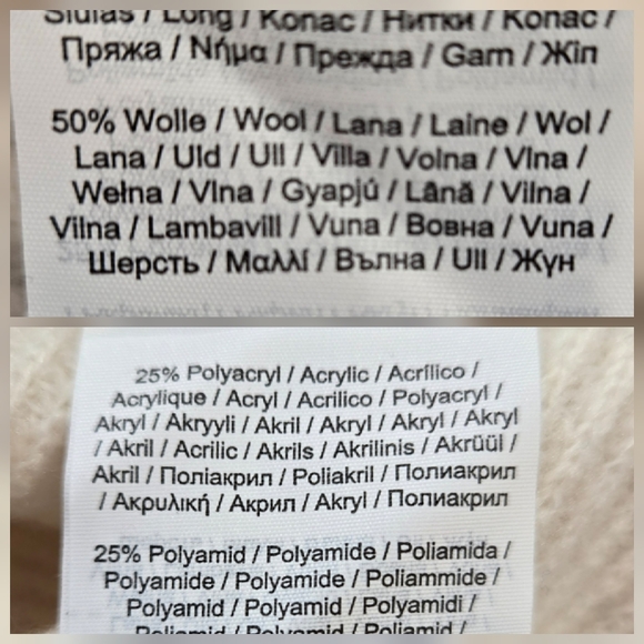 COMMA, - Sweater Cream Crew Neck Soft Wool Blend Size 10 (Runs Small) Womens EUC - Picture 13 of 16